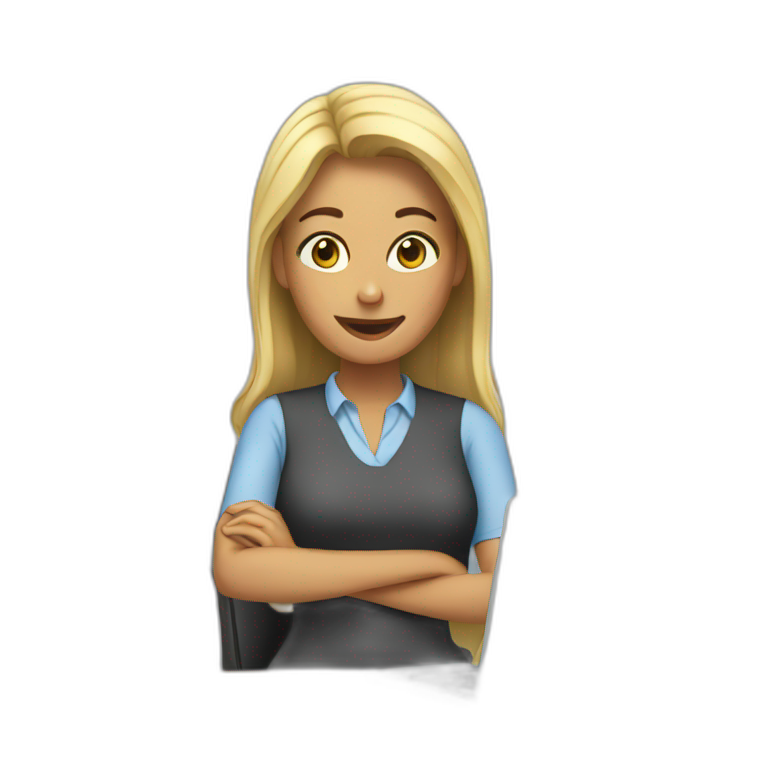 woman at work emoji