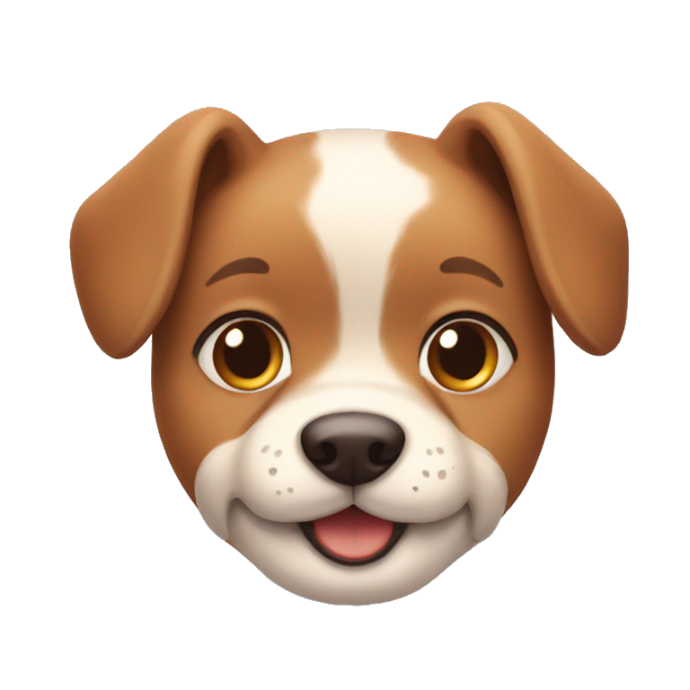 smiling puppy face emoji