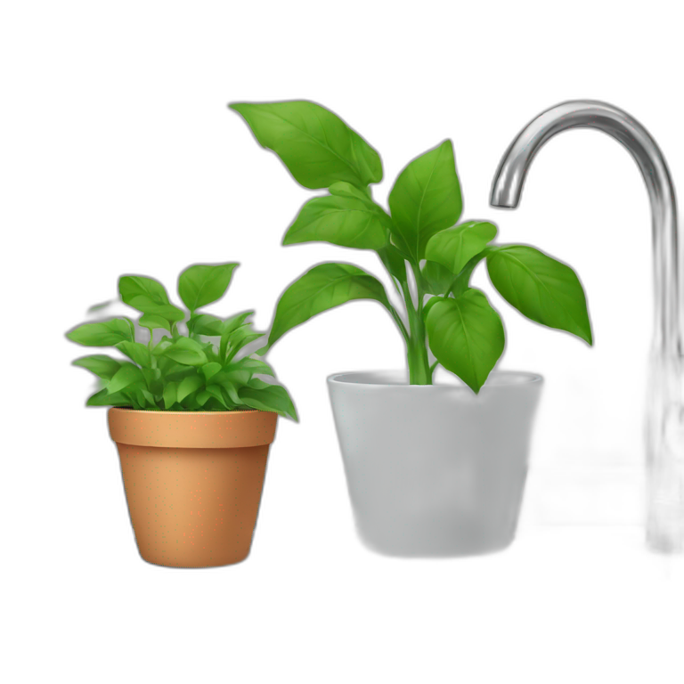 plant pot doing dishes emoji