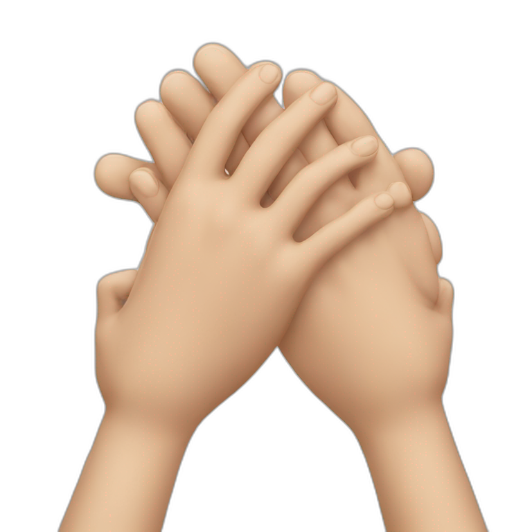 Hands rubbing together emoji