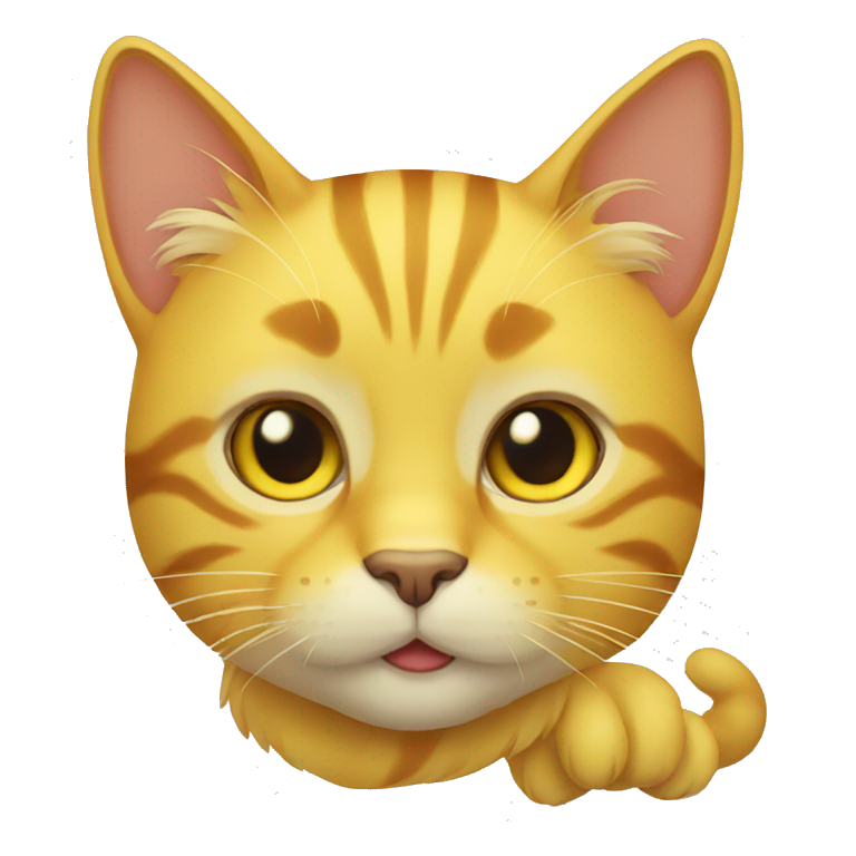 yellow cat emoji