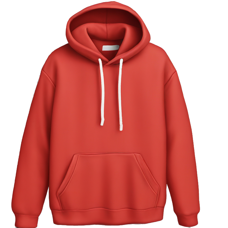 red hoodie in shadows emoji