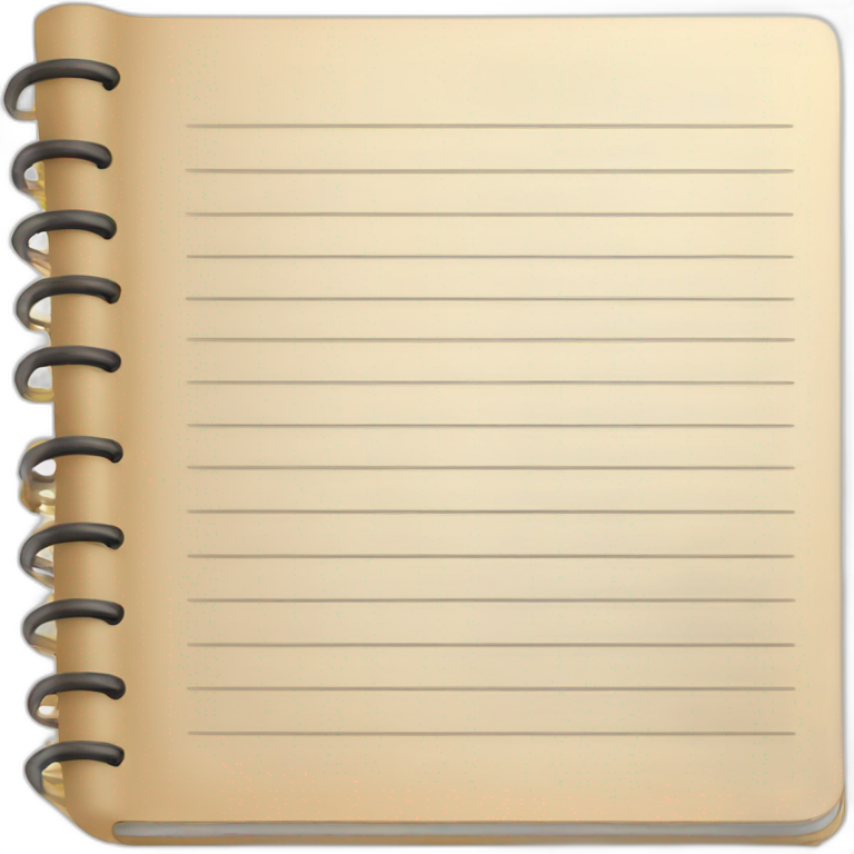 open note book emoji