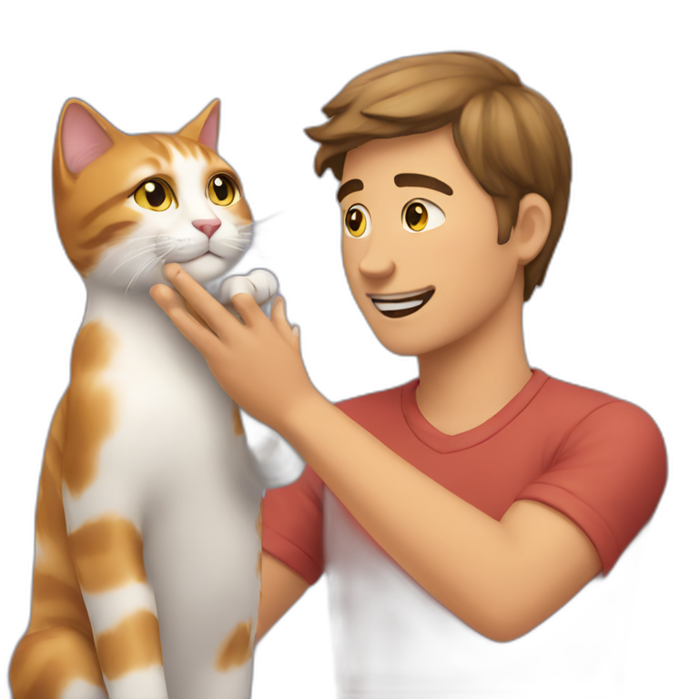 patting a cat emoji