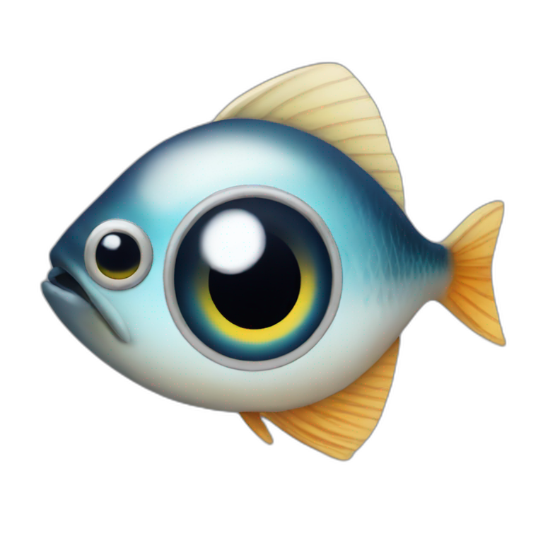 big eye fish emoji