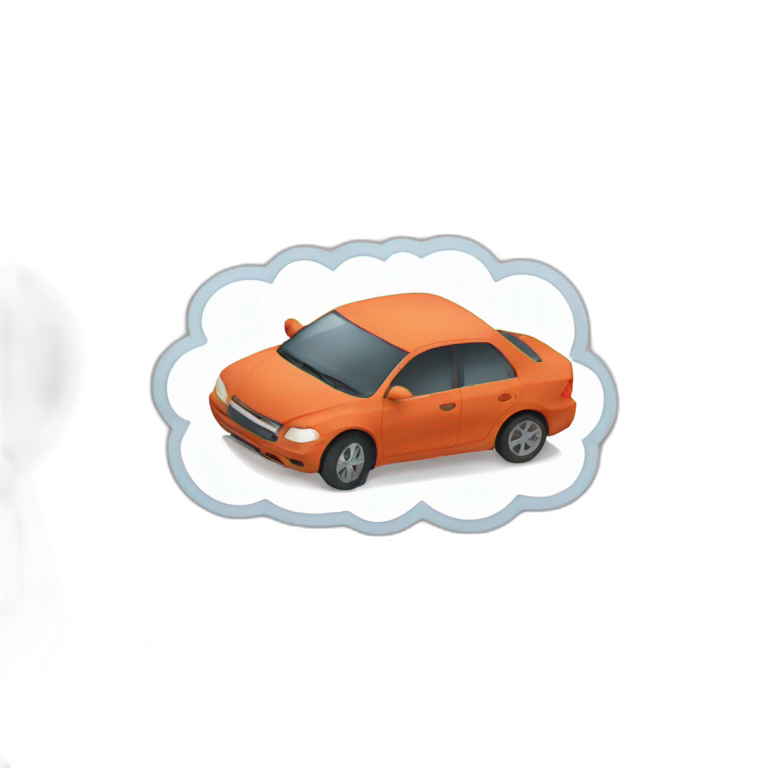 Car accident  emoji
