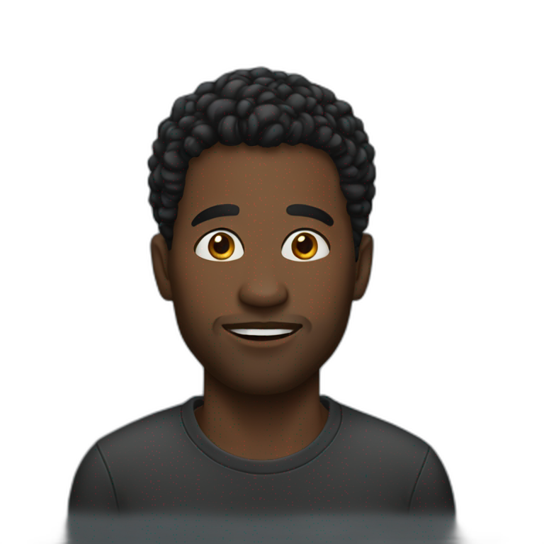 black men emoji