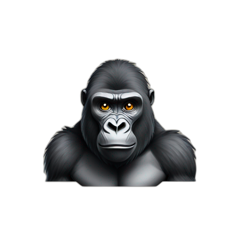 a gorilla using Marouane emoji