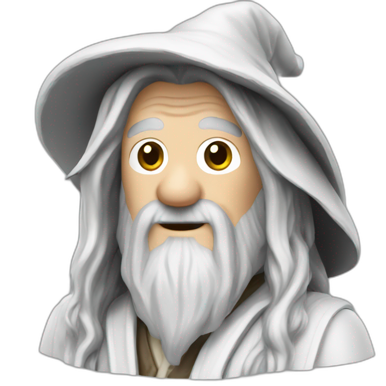 Gandalf white emoji