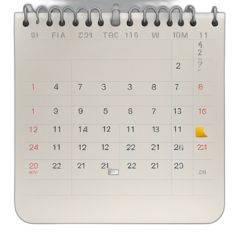 iphone calendar folding emoji