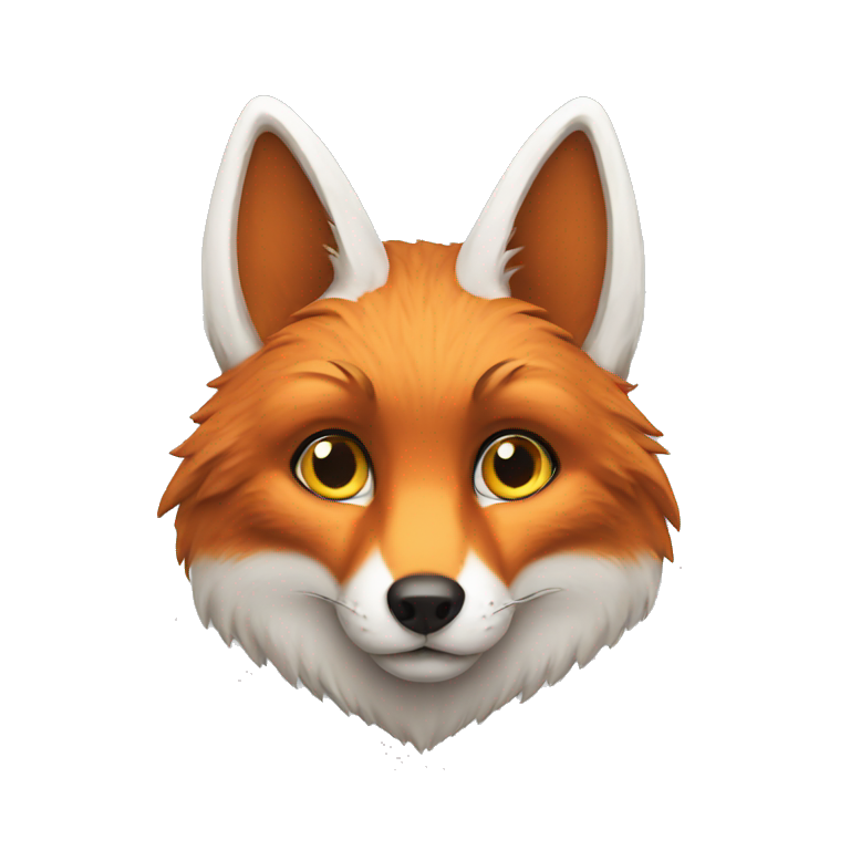 Fox WHITE emoji