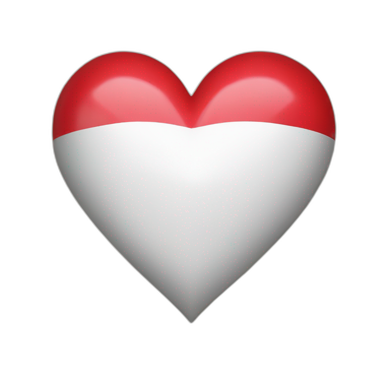 poland flag heart emoji