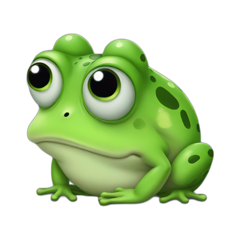 mr frog sad emoji
