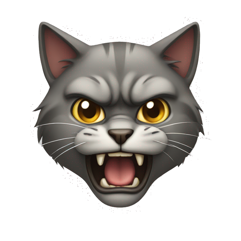 Angry cat emoji