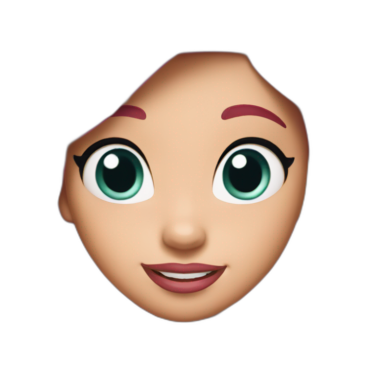 ariel from disney princess emoji