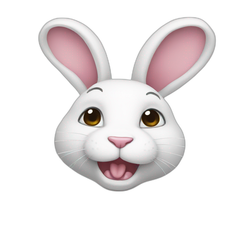 white rabbit lol emoji