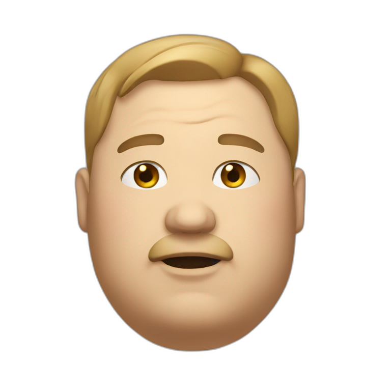 Fat man   emoji