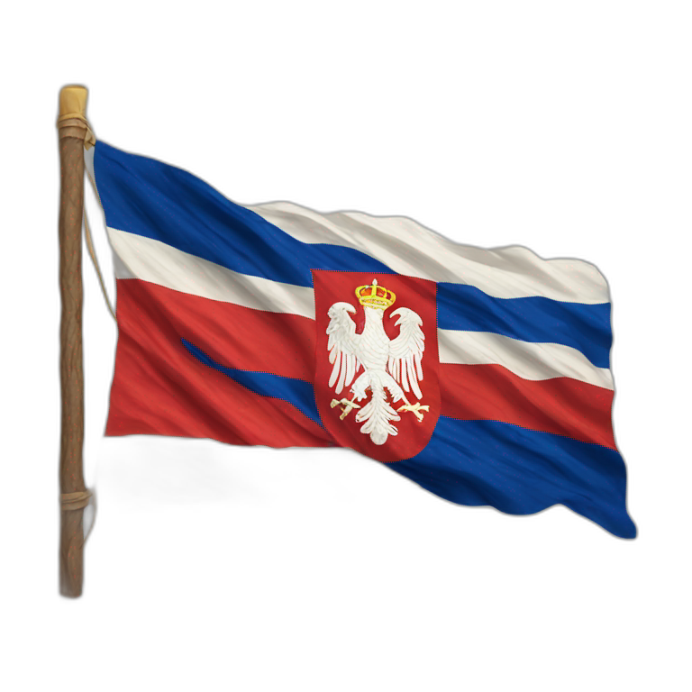 Old serbian flag emoji