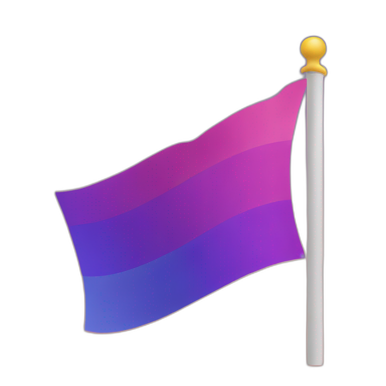 Bi flag emoji