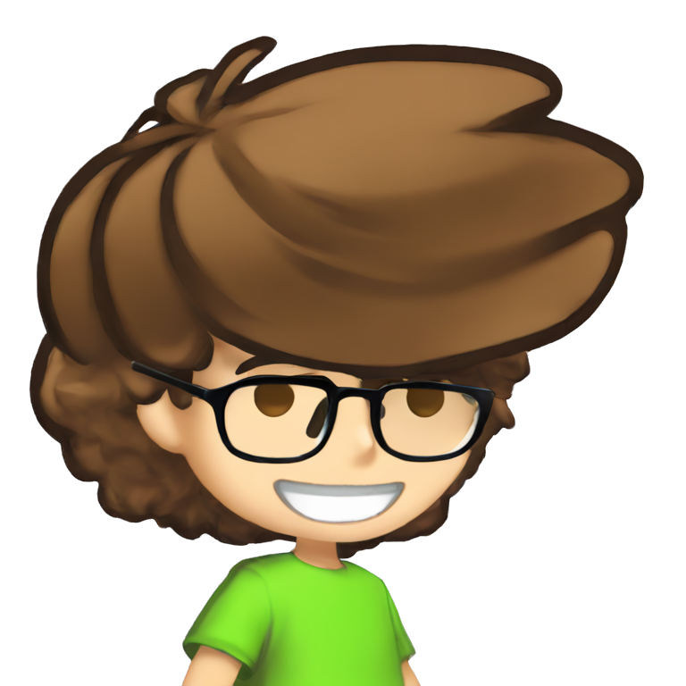 happy boy in green shirt emoji