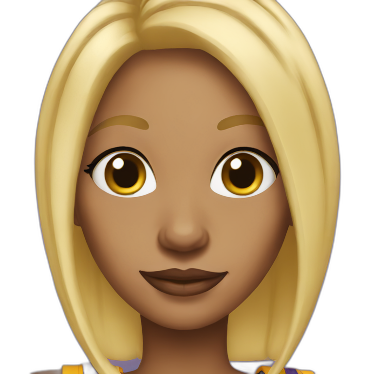 lakers girl blonde emoji