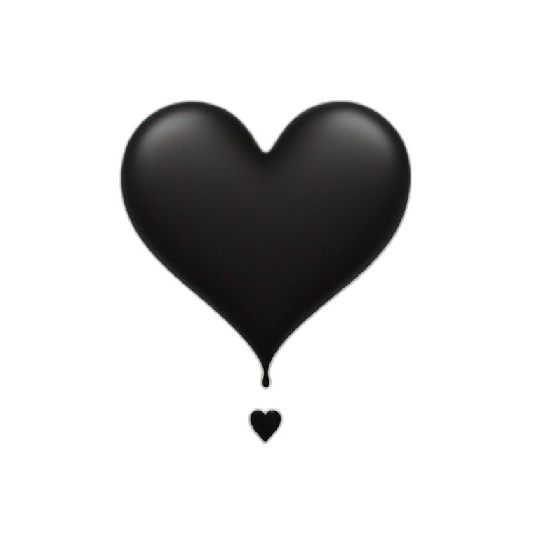 Black Heart emoji