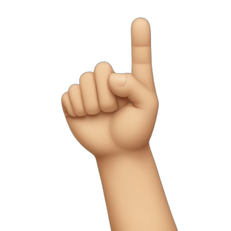 finger pointing to me emoji