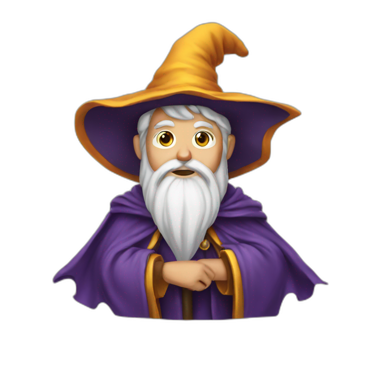 a wizard emoji