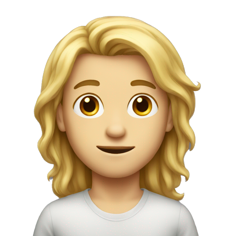 long-hair-boy emoji