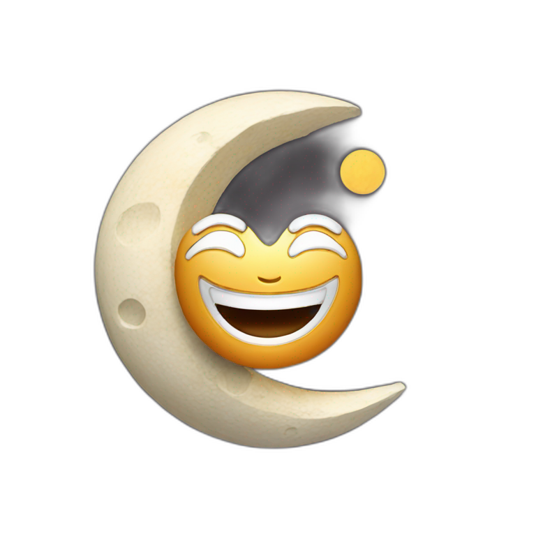 bitcoin to the moon emoji