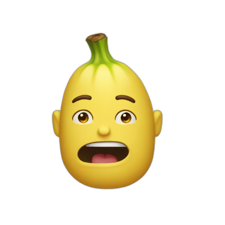 My bad, dad guy with banana phone emoji