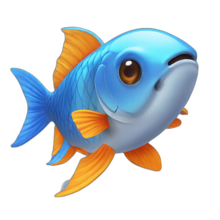 gold fish rocket emoji emoji