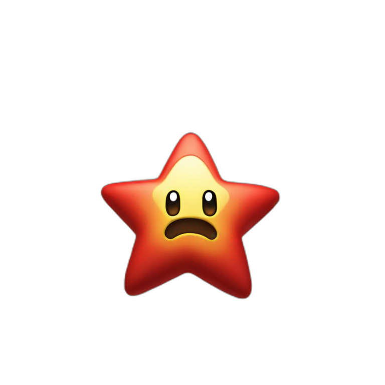 Mario star emoji