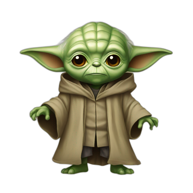 Yoda dressed like Harry Potter emoji