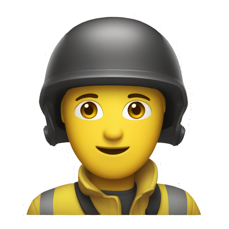 yellow hard security helmet emoji