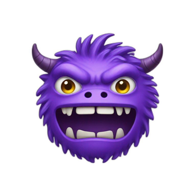 purple monster emoji emoji