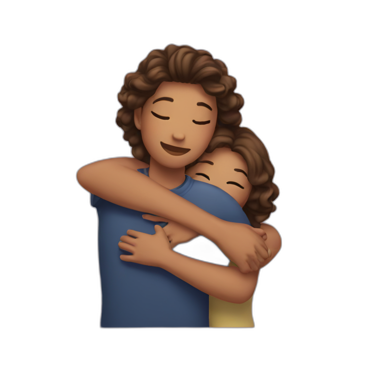 girl-friends-hugging emoji