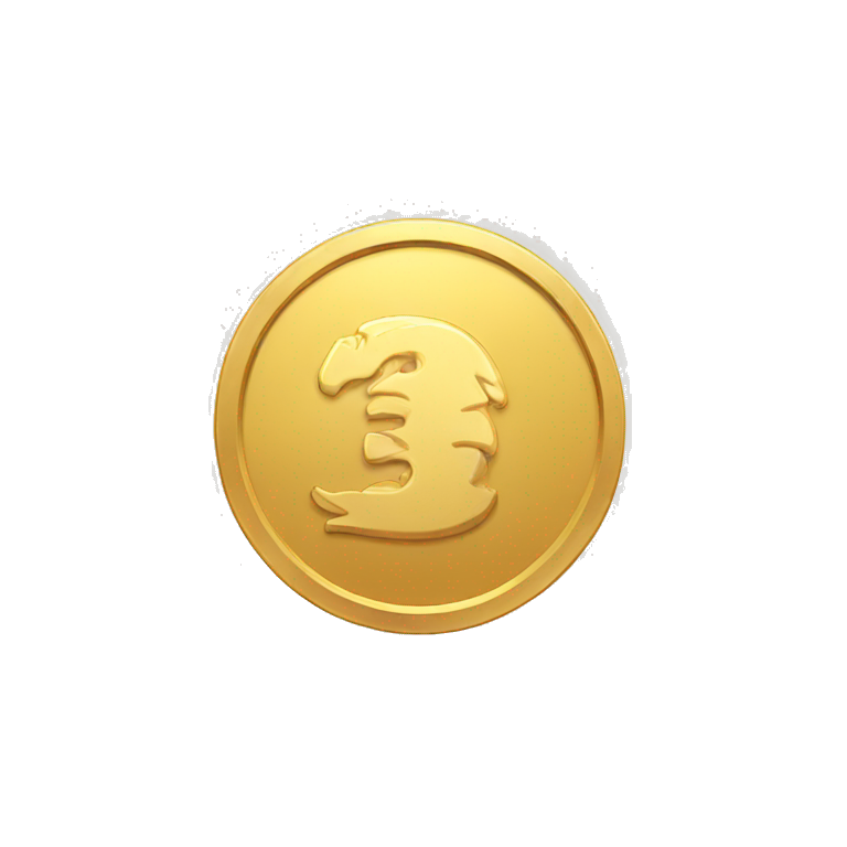 golden coin emoji