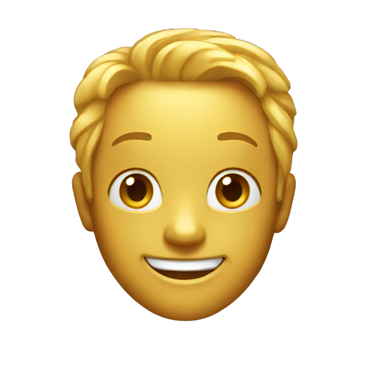 golden smile emoji emoji