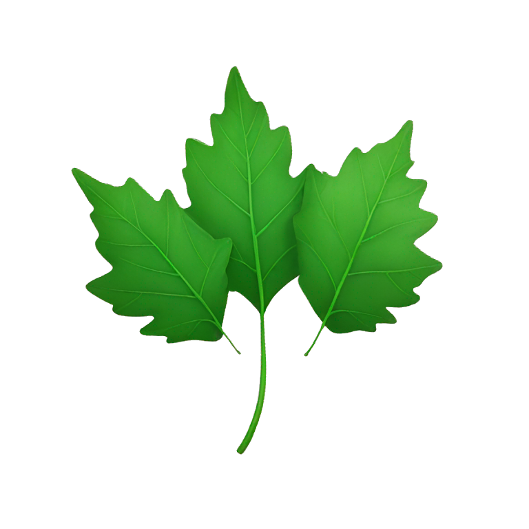 canadian another color leaf emoji