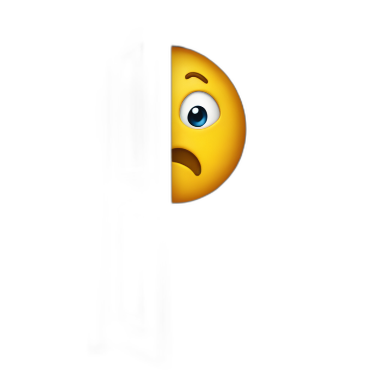 face-hiding-behind-a-door emoji