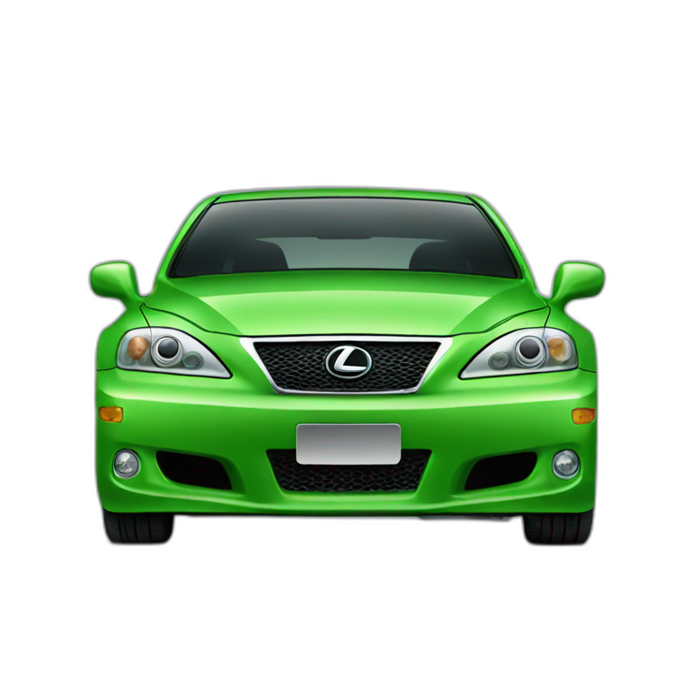Green Lexus is200 emoji