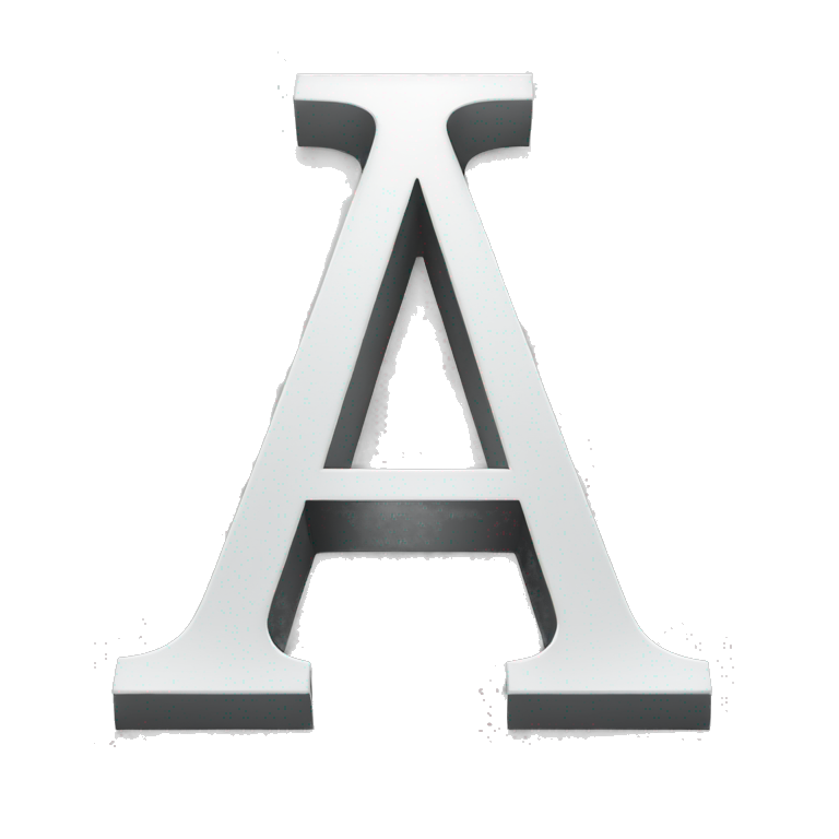 logo of the letter A emoji