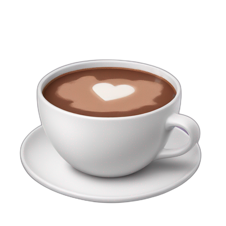 mug of hot chocolate emoji