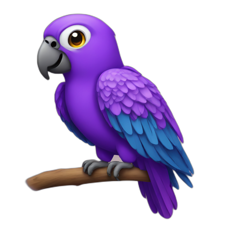 Purple shops Parrot