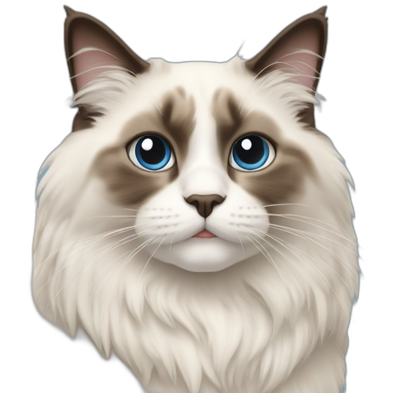 Ragdoll cat emoji