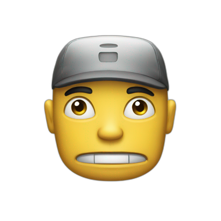 cab with angry driver emoji