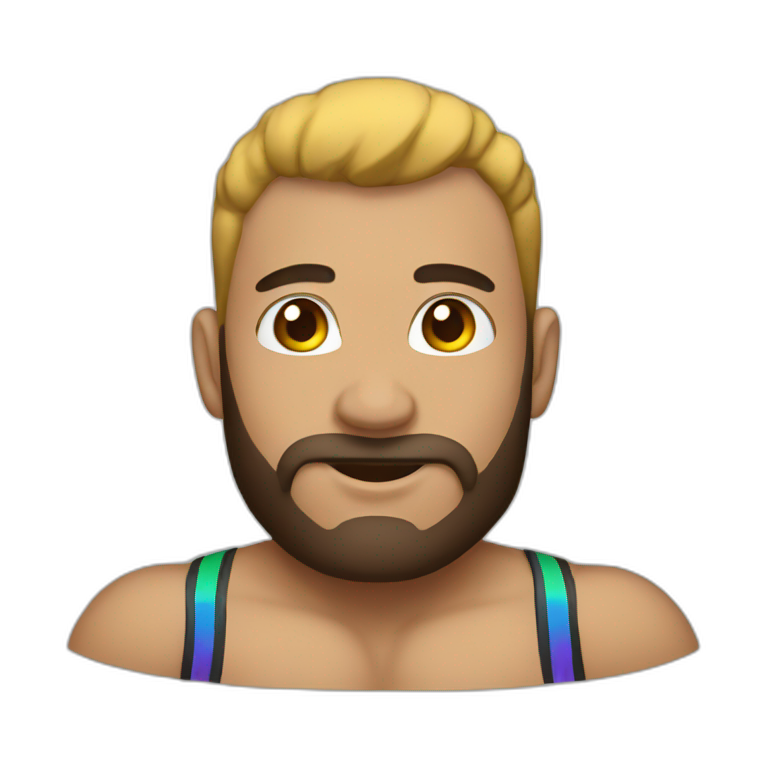 gay wrestling emoji