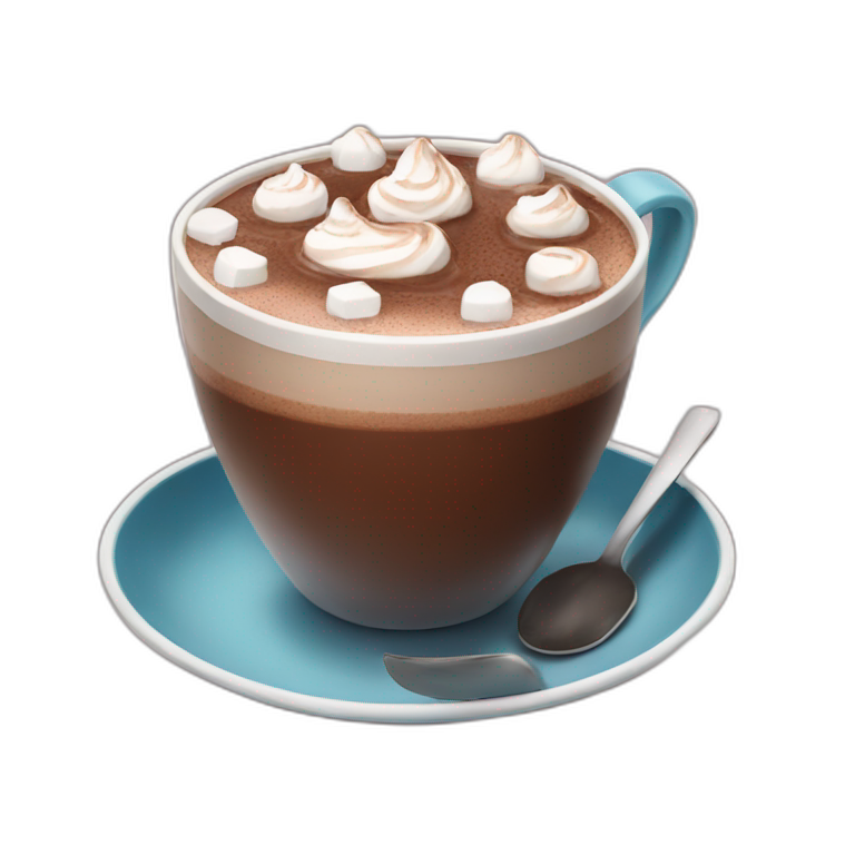 Hot chocolate instagram emoji