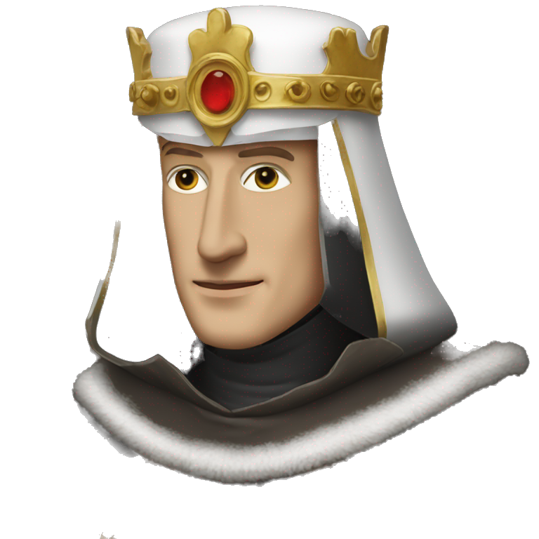 Kingdom of Heaven king baldwin IV in mask emoji